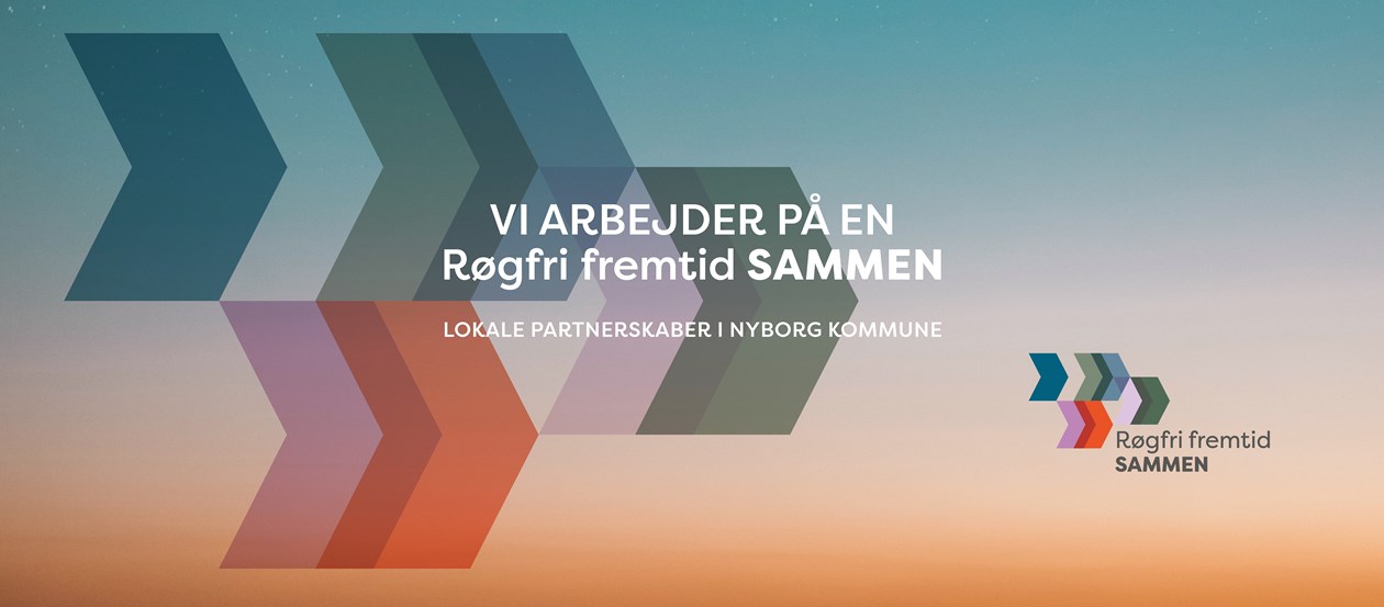 Banner omkring Røgfri fremtid SAMMEN