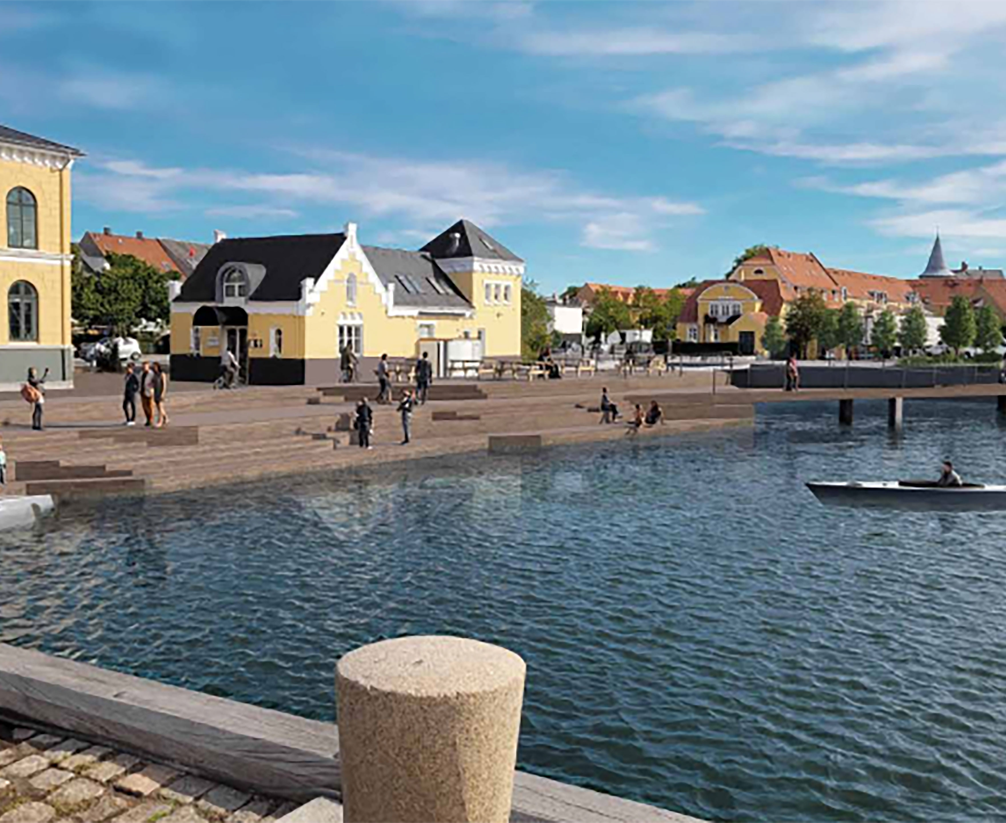 Visualisering af Østerhavnen i Nyborg