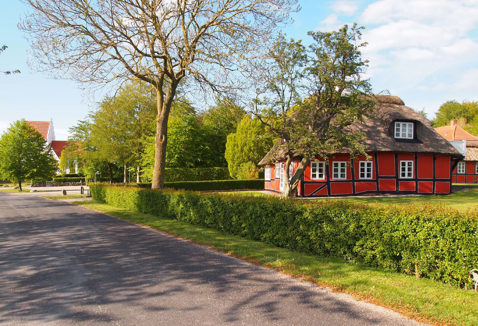 Bindingsværkshus i Skellerup