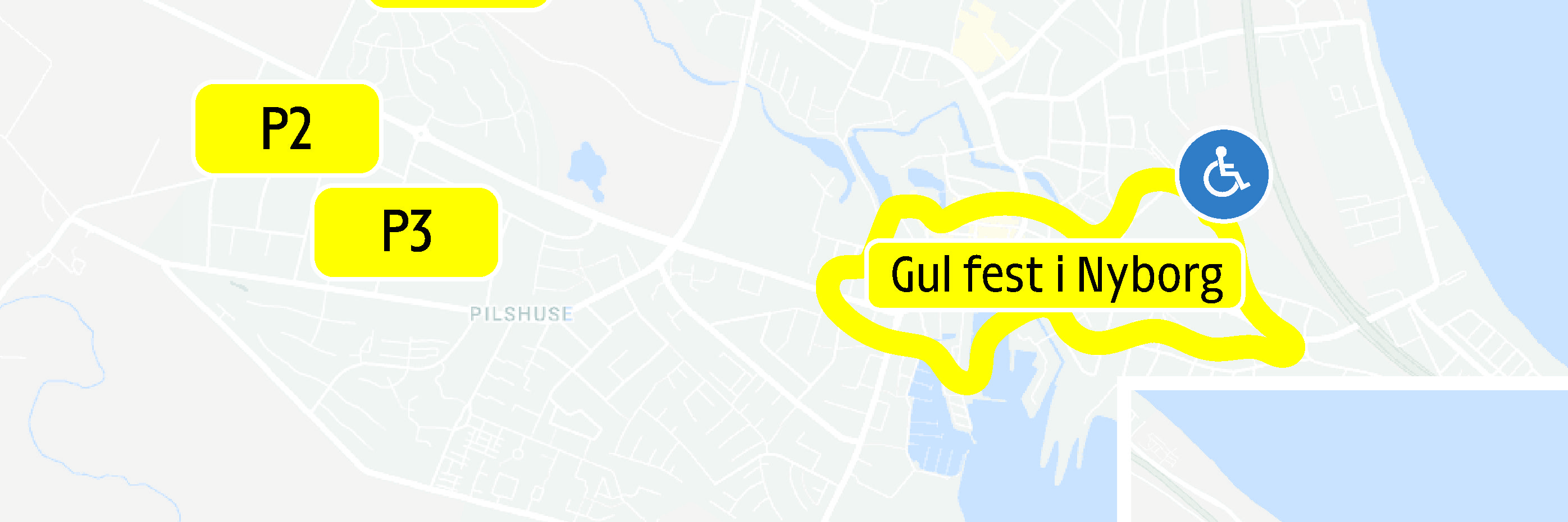 Oversitskort over parkering under TDF