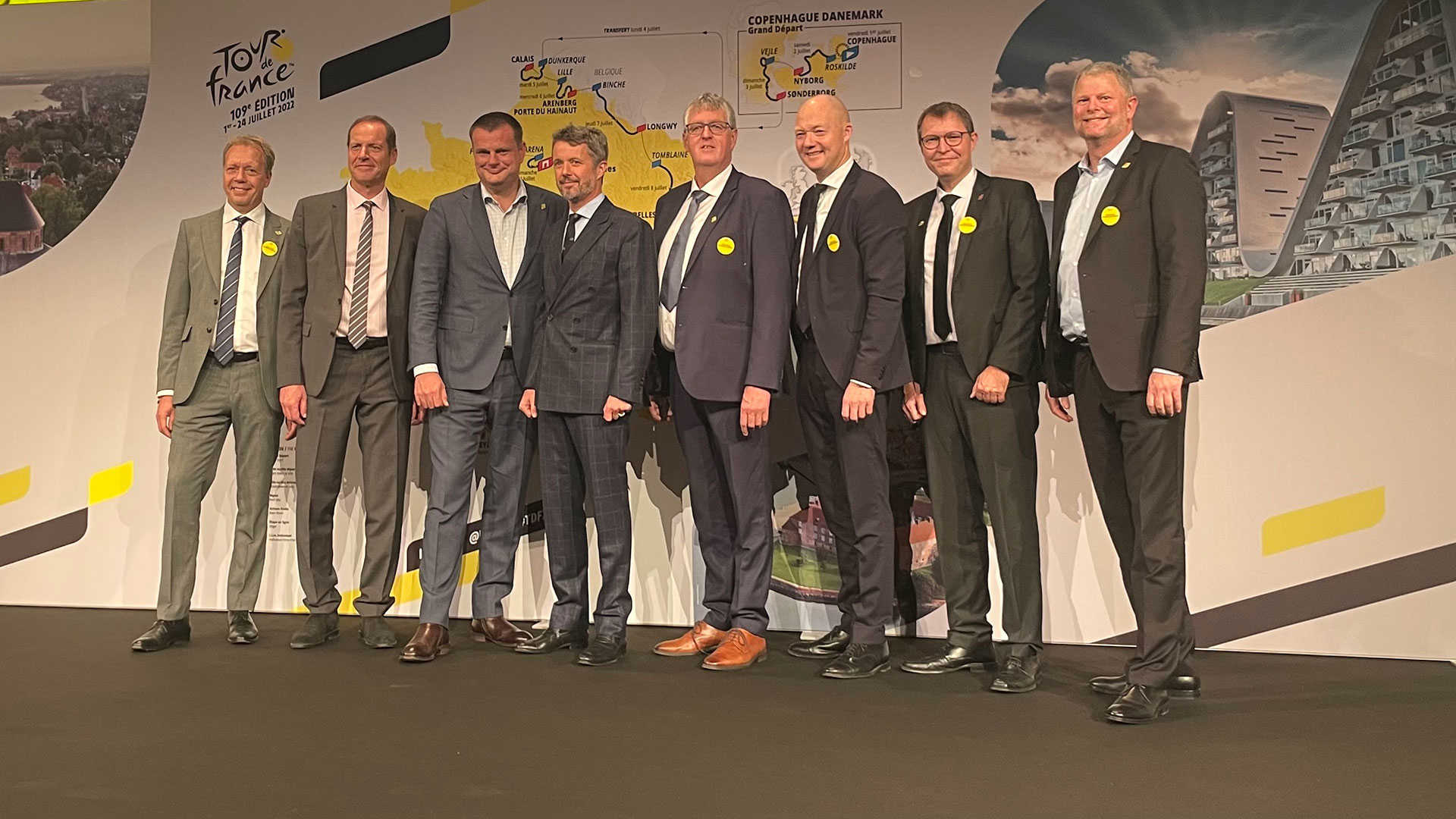 Dansk delegation til Tour de France rutepræsentation i Paris