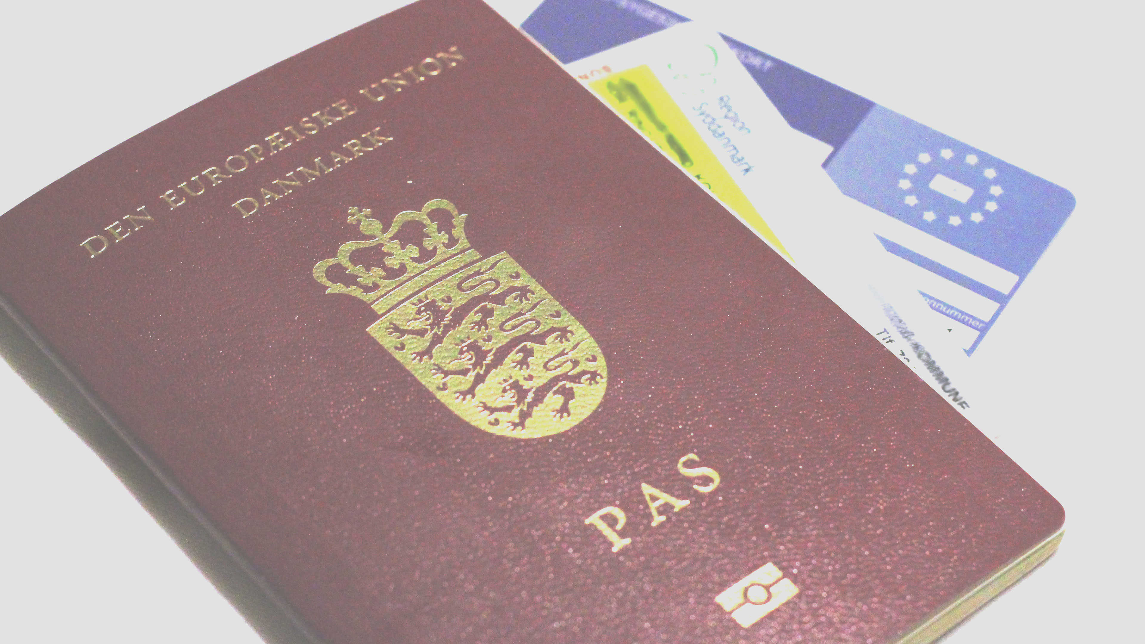 Pas, sygesikring og blåt sygesikring