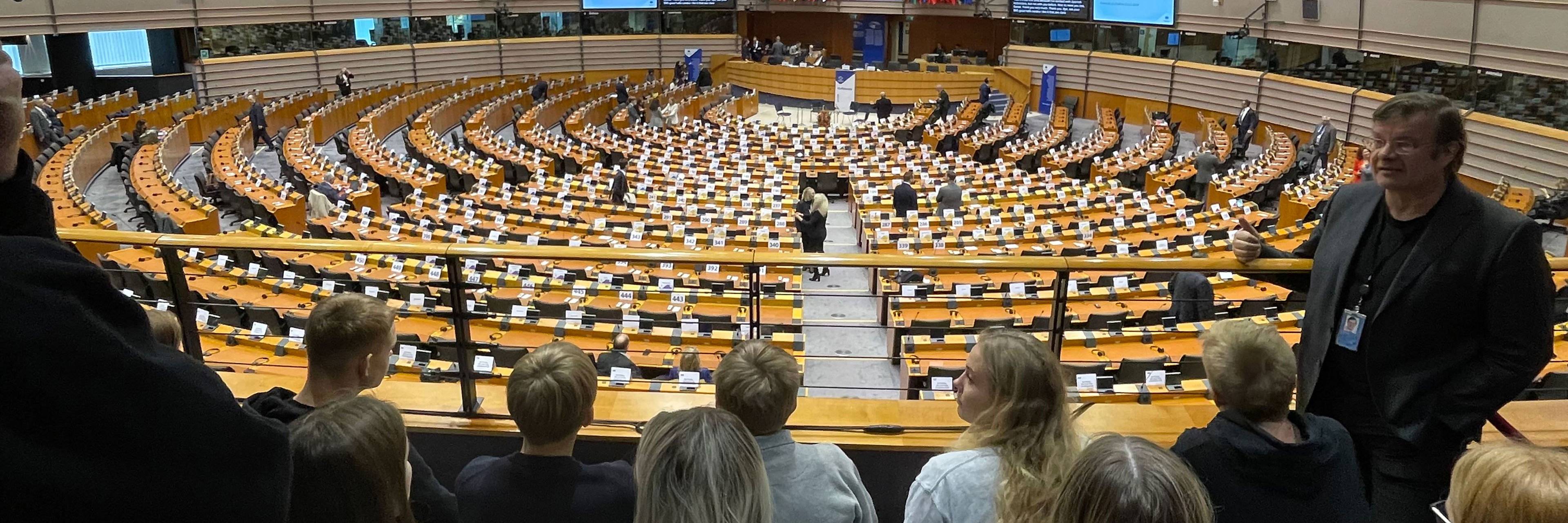 Valghold fra 4kløverSkole på elevrejse til Bruxelles nov. 2024