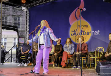 Solokoncert på scenen under Nyborg Kulturnat 2025