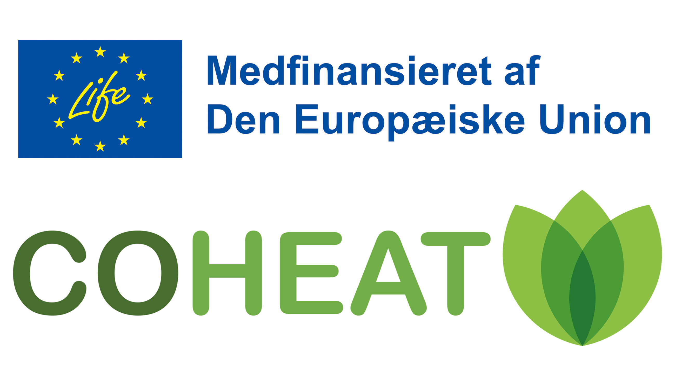 EU og CoHeat logo i fællesskab