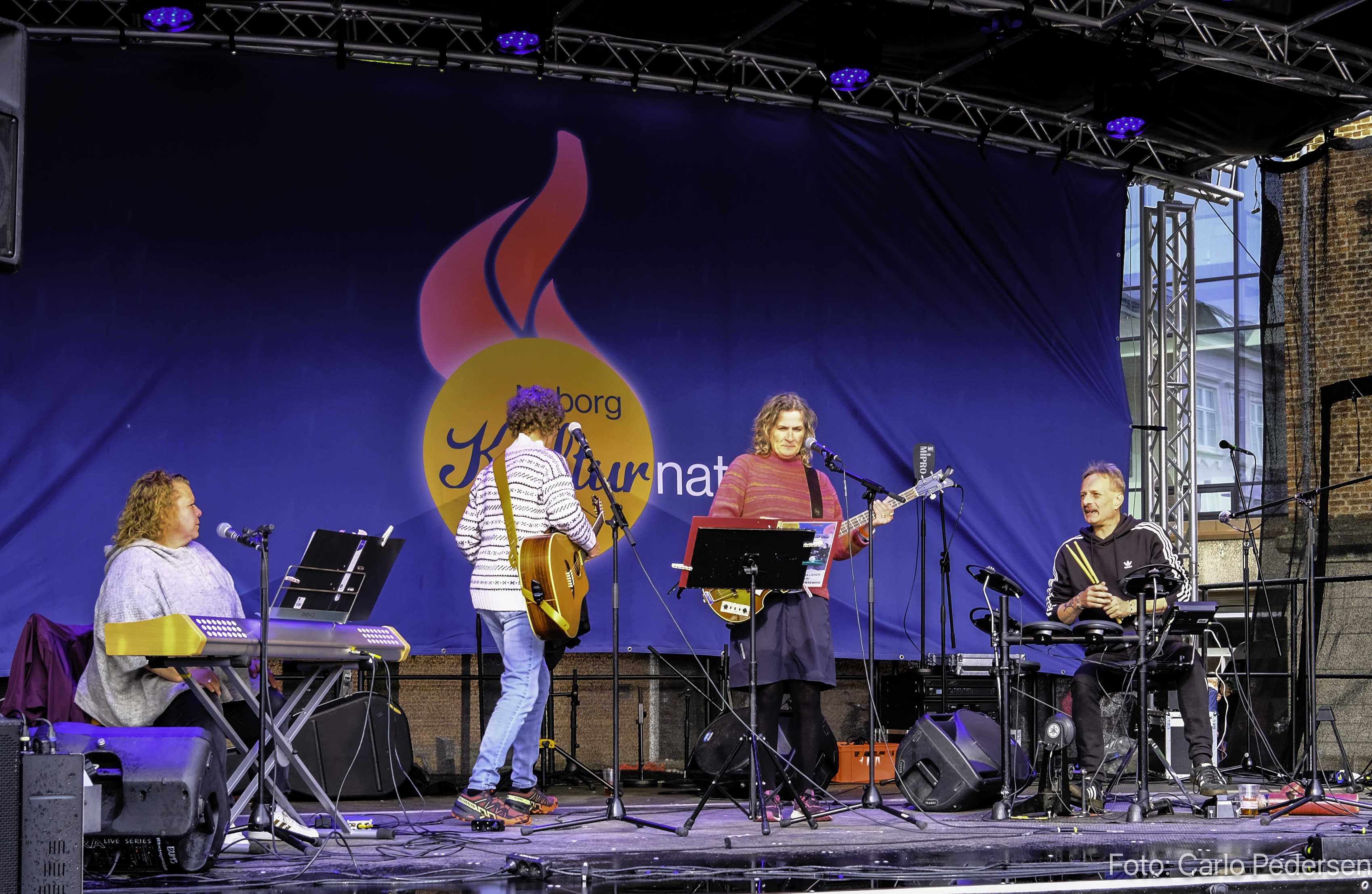 Koncert på scenen under Nyborg Kulturnat 2025