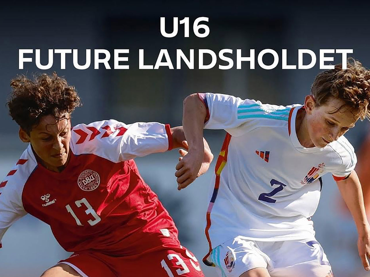 Fodboldspillere fra U16 Future Landsholdet