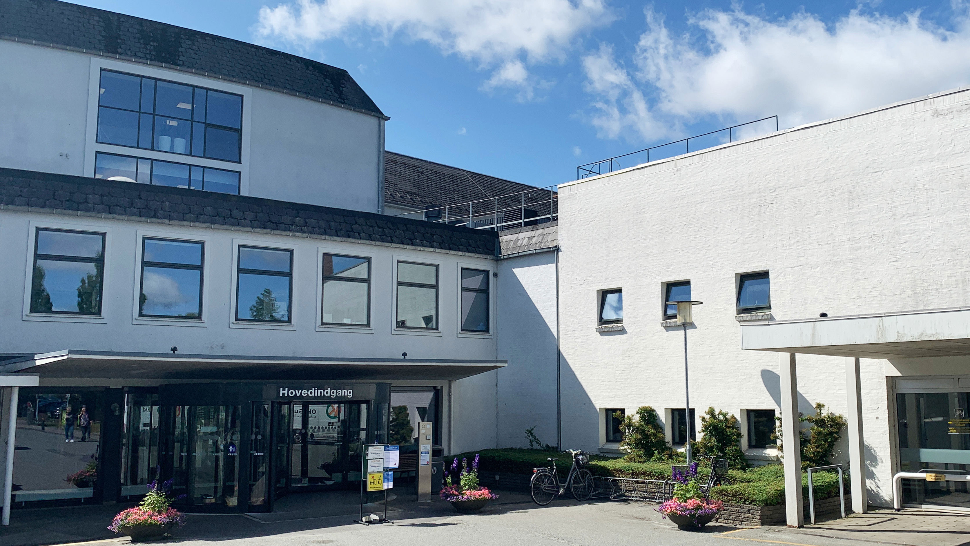 Nyborg Sygehus hovedindgang