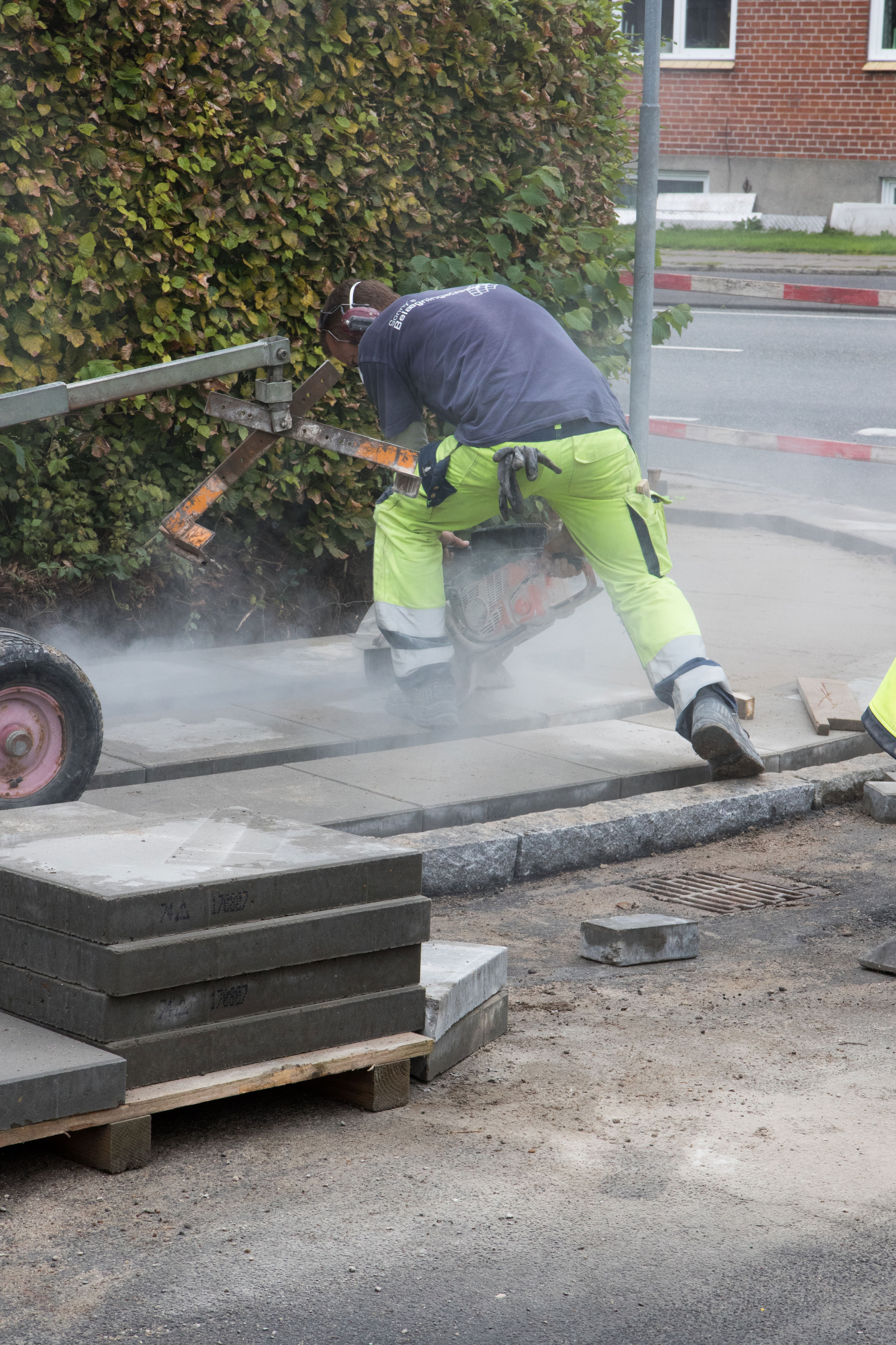 Miljøpåvirkning fra pladevibrator