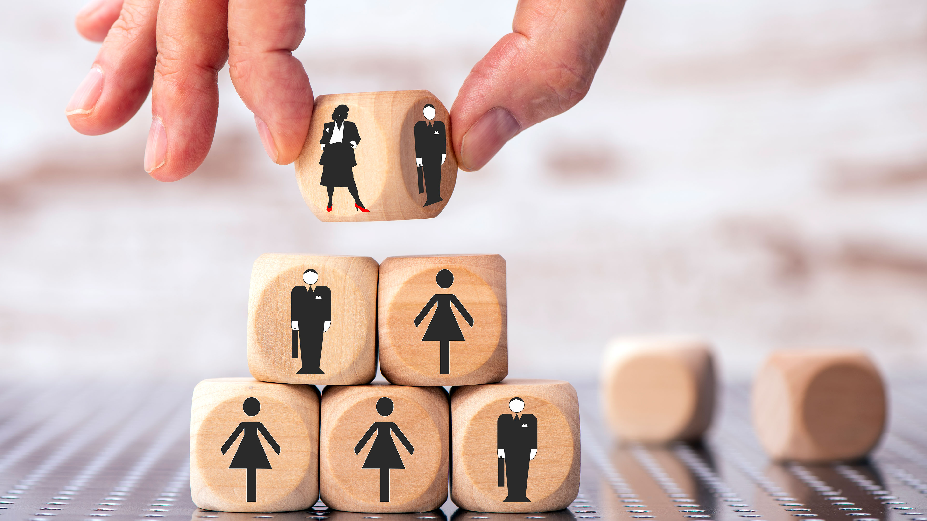 nger med tegninger af mennesker i stedet for tal