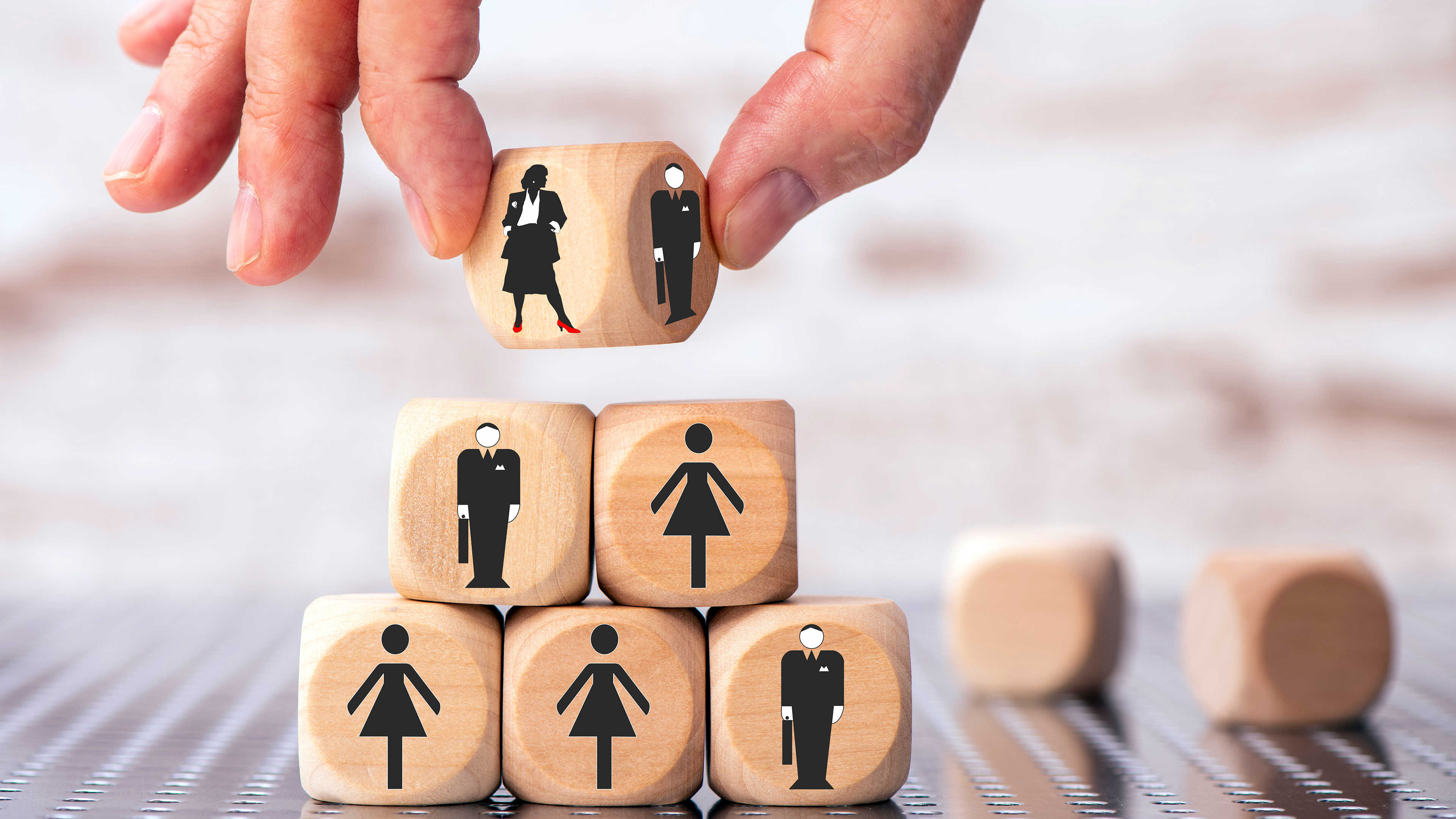 nger med tegninger af mennesker i stedet for tal