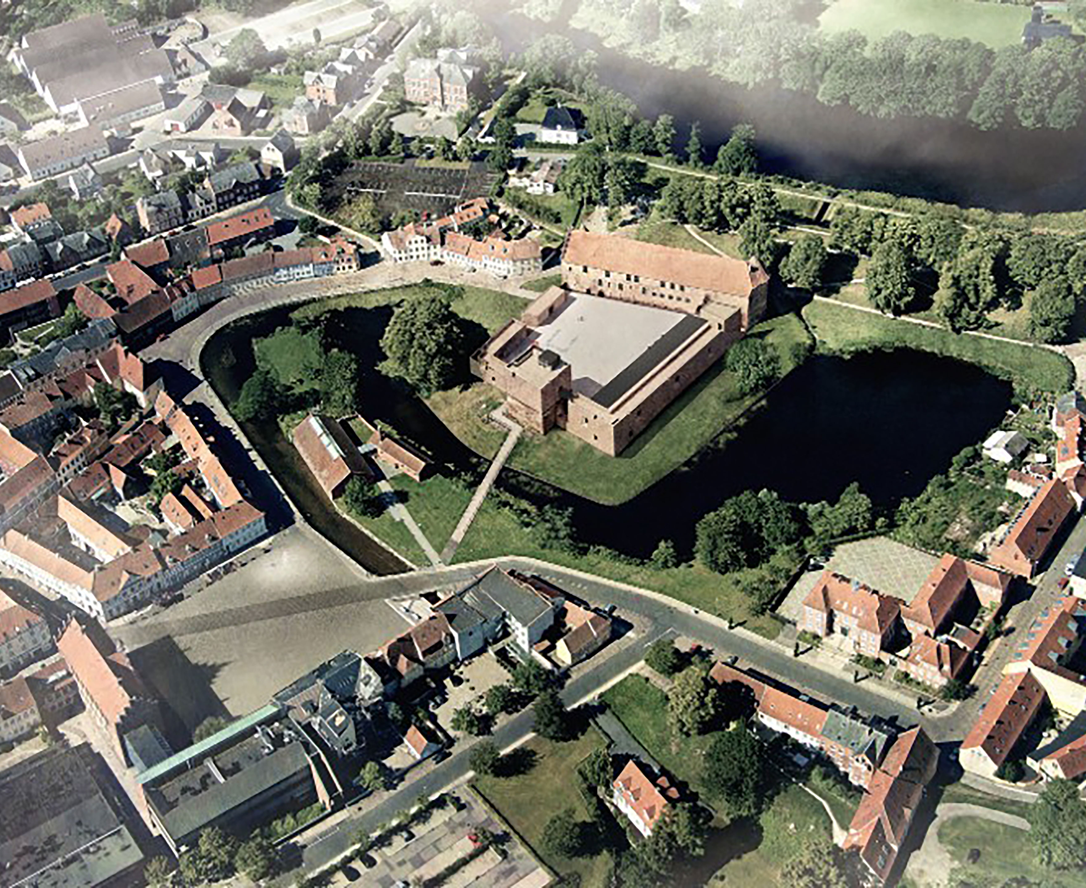 Visualisering af det kommende Nyborg Slot