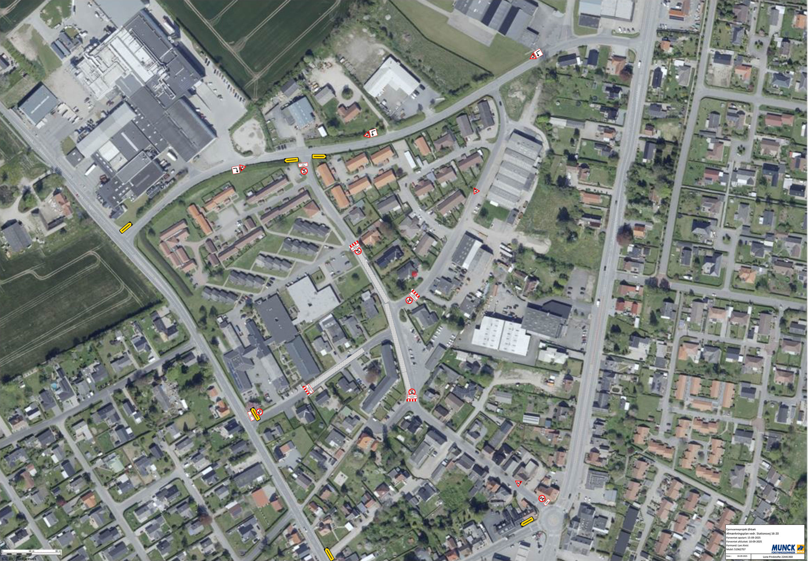 Afspærringsplan Stationsvej