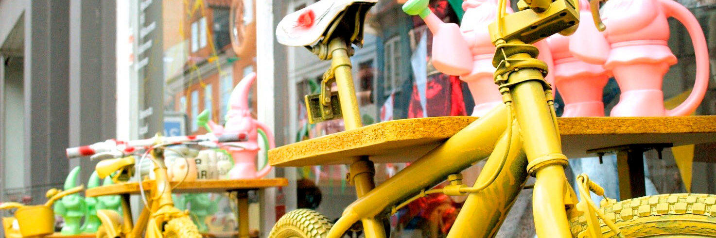 Små gule cykler