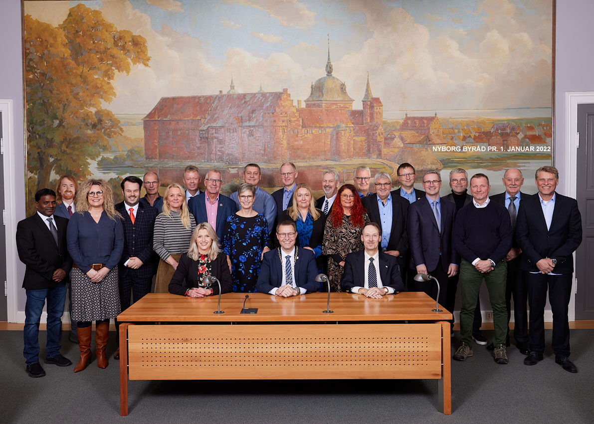Det samlede byråd i Nyborg Kommune pr. 1. januar 2022