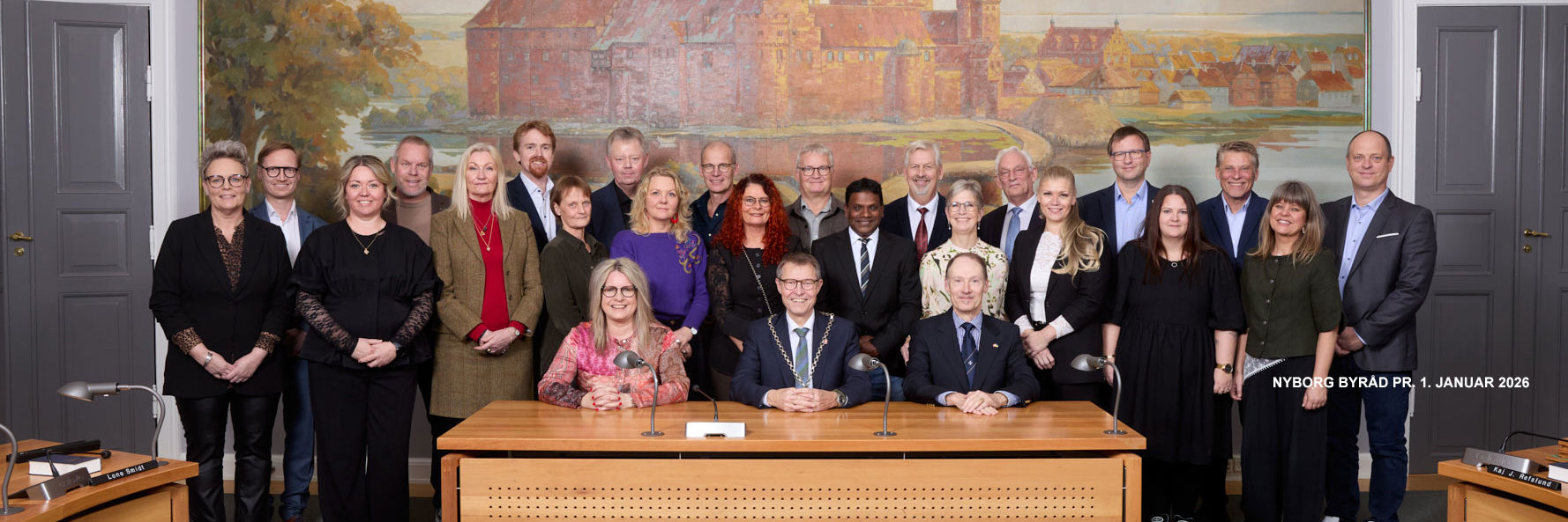 Det samlede byråd i Nyborg Kommune pr. 1. januar 2026