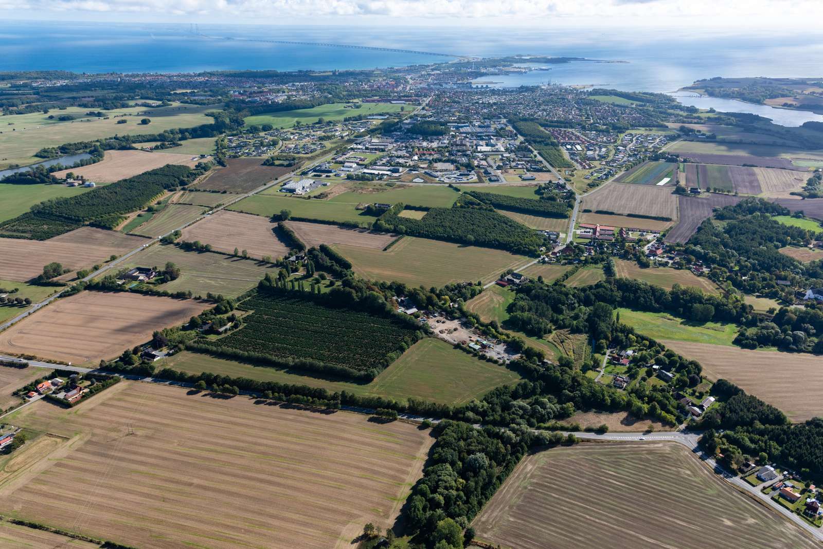 Luftfoto Nyborg Vest