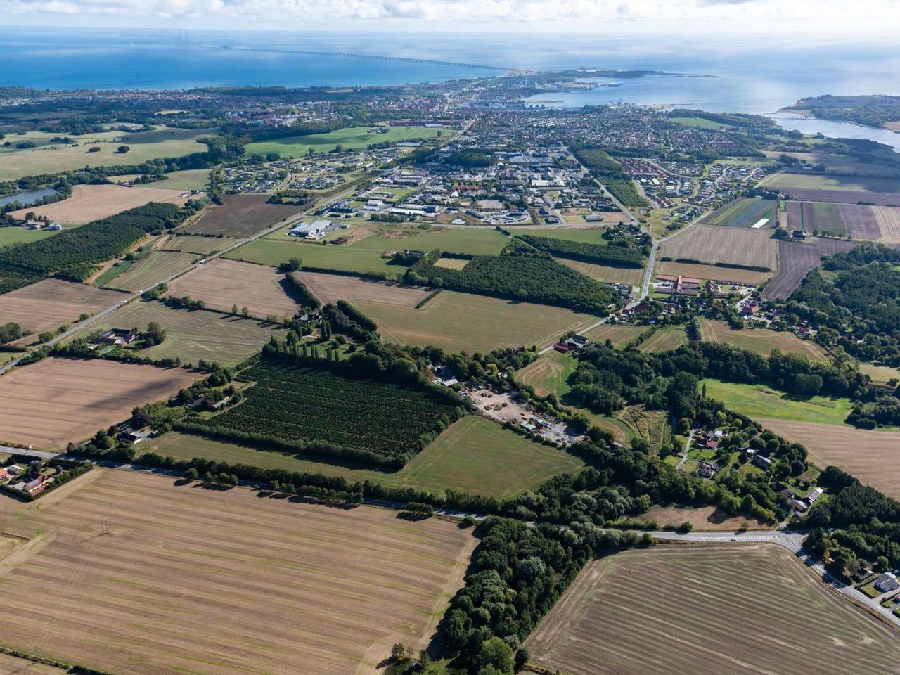 Luftfoto Nyborg Vest