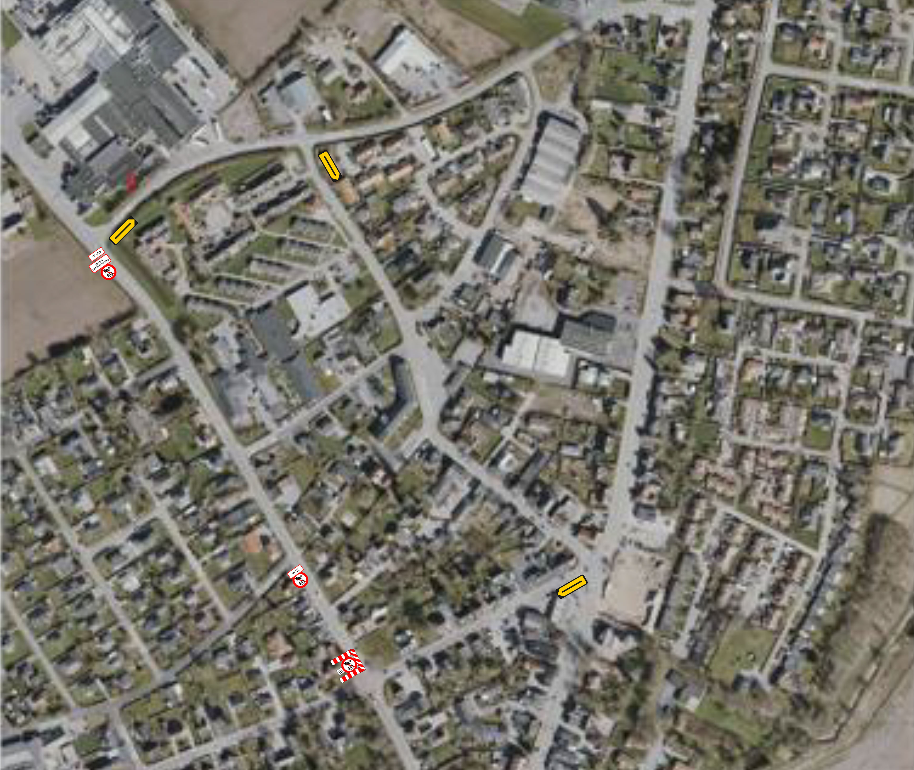 Afspærringsplan Odensevej ved Assensvej, 5853 Ørbæk