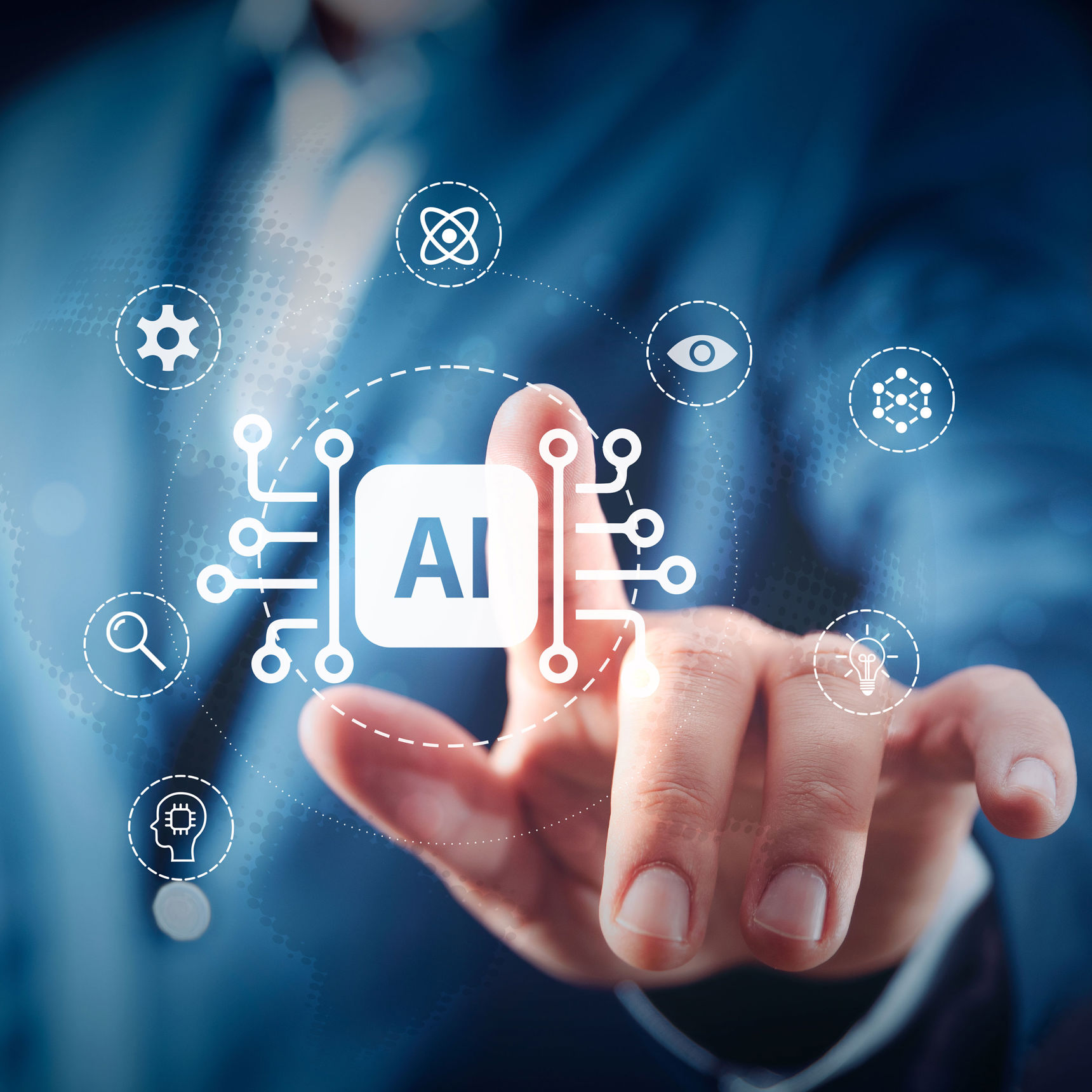 Finger der tegner virtuelle tegn