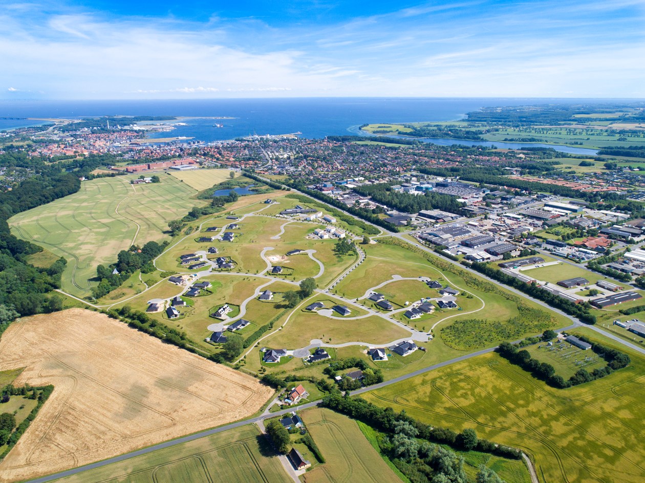 Luftfoto over Jagtenborg