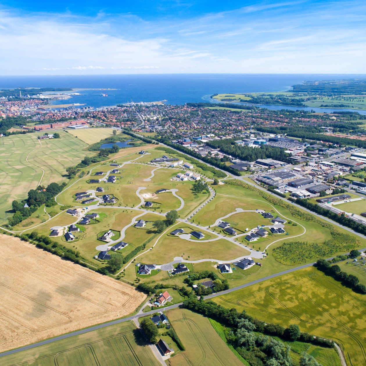 Luftfoto over Jagtenborg