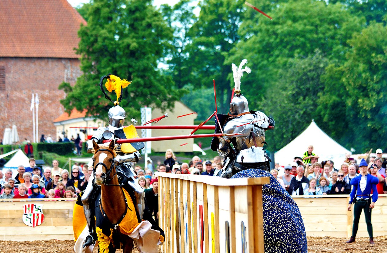 Ridderturnering ved middelaldermarkedet Danehof.