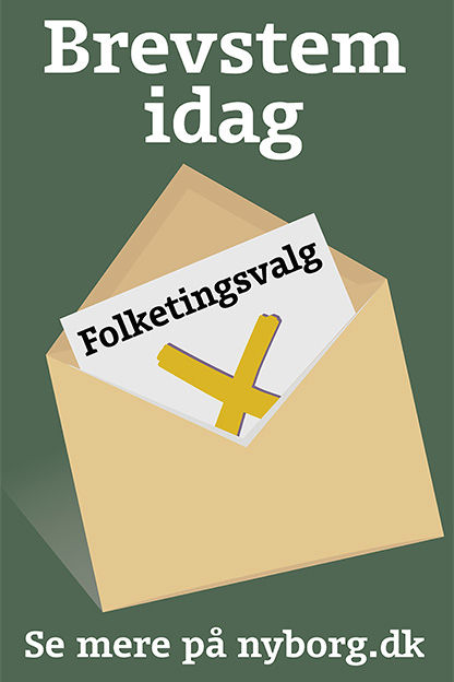 Plakat om at brevstemme