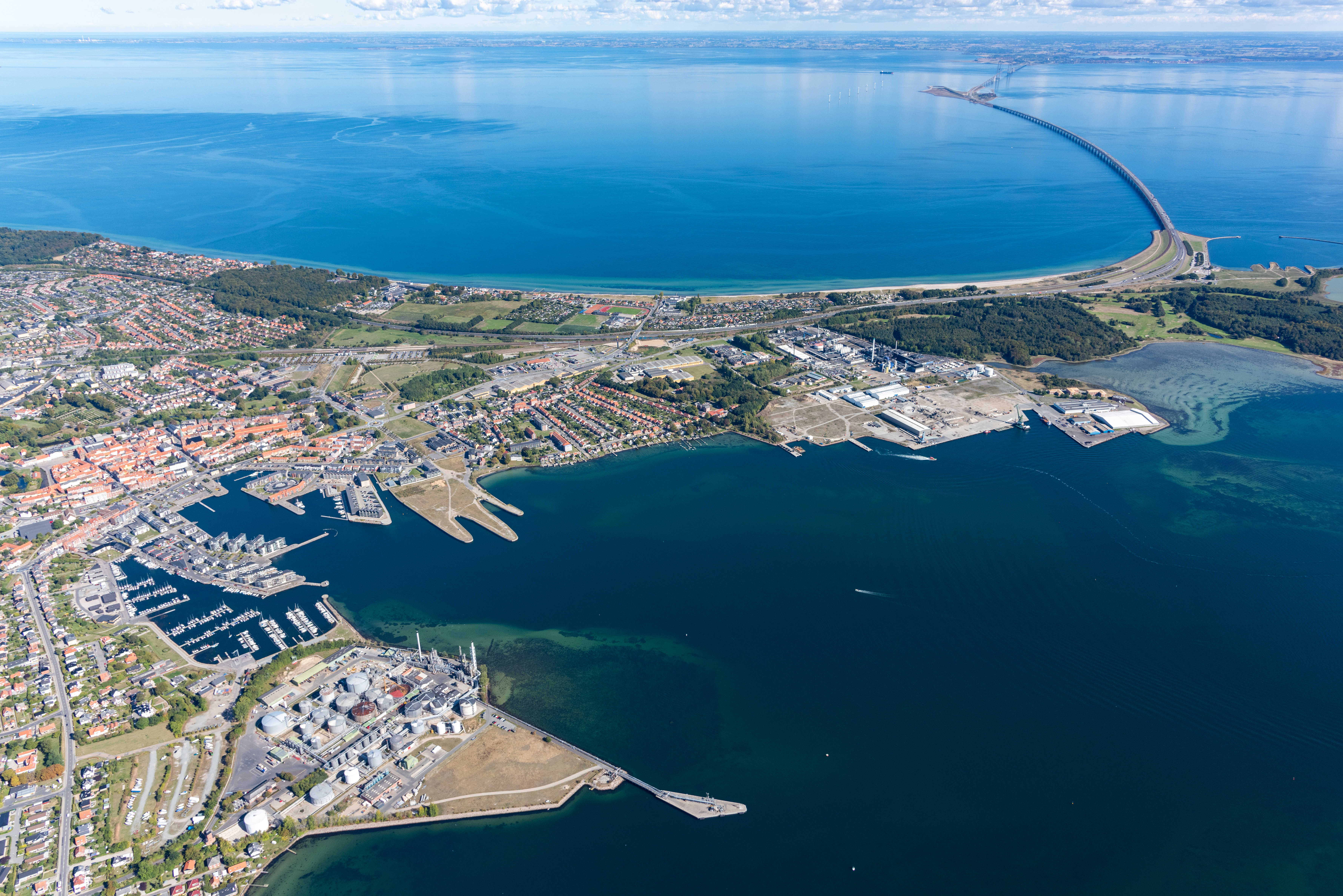 Luftfoto over Nyborg 2022