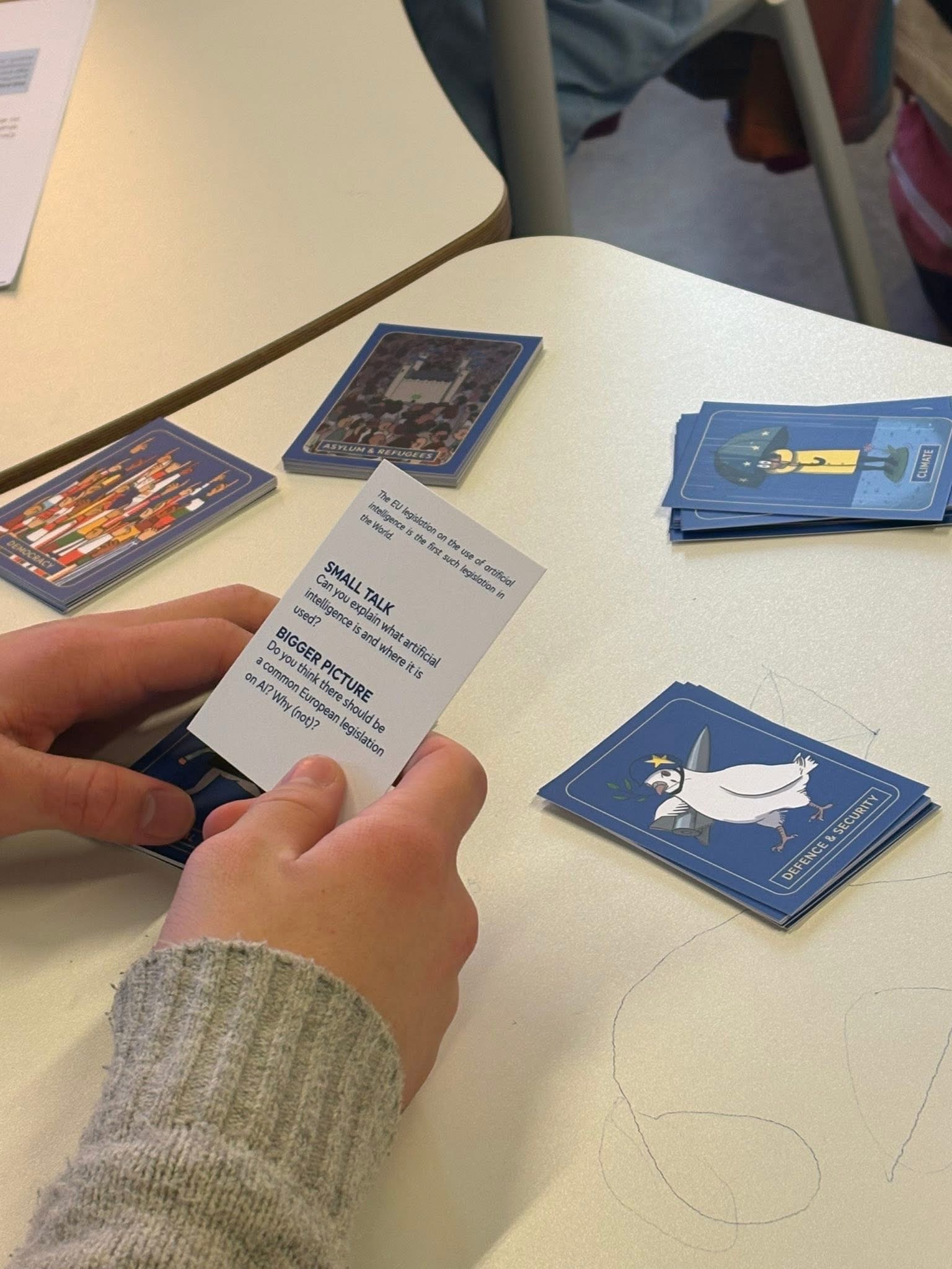 Elevrådsrejse til Bruxelles februar 2026 - talekort