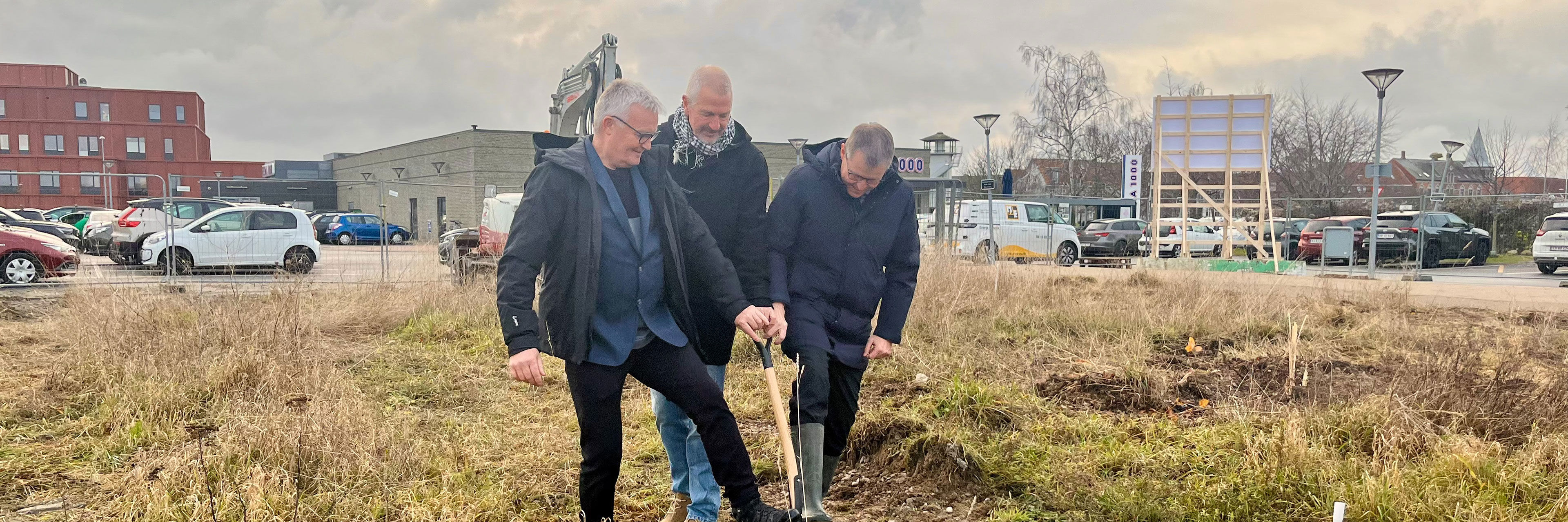 Første spadestik til Nyborg Kommunes nye tandklinik