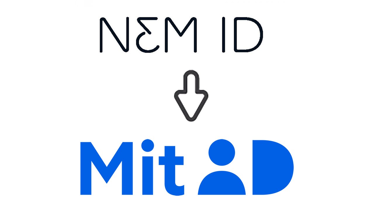 NemID og MitID logoer