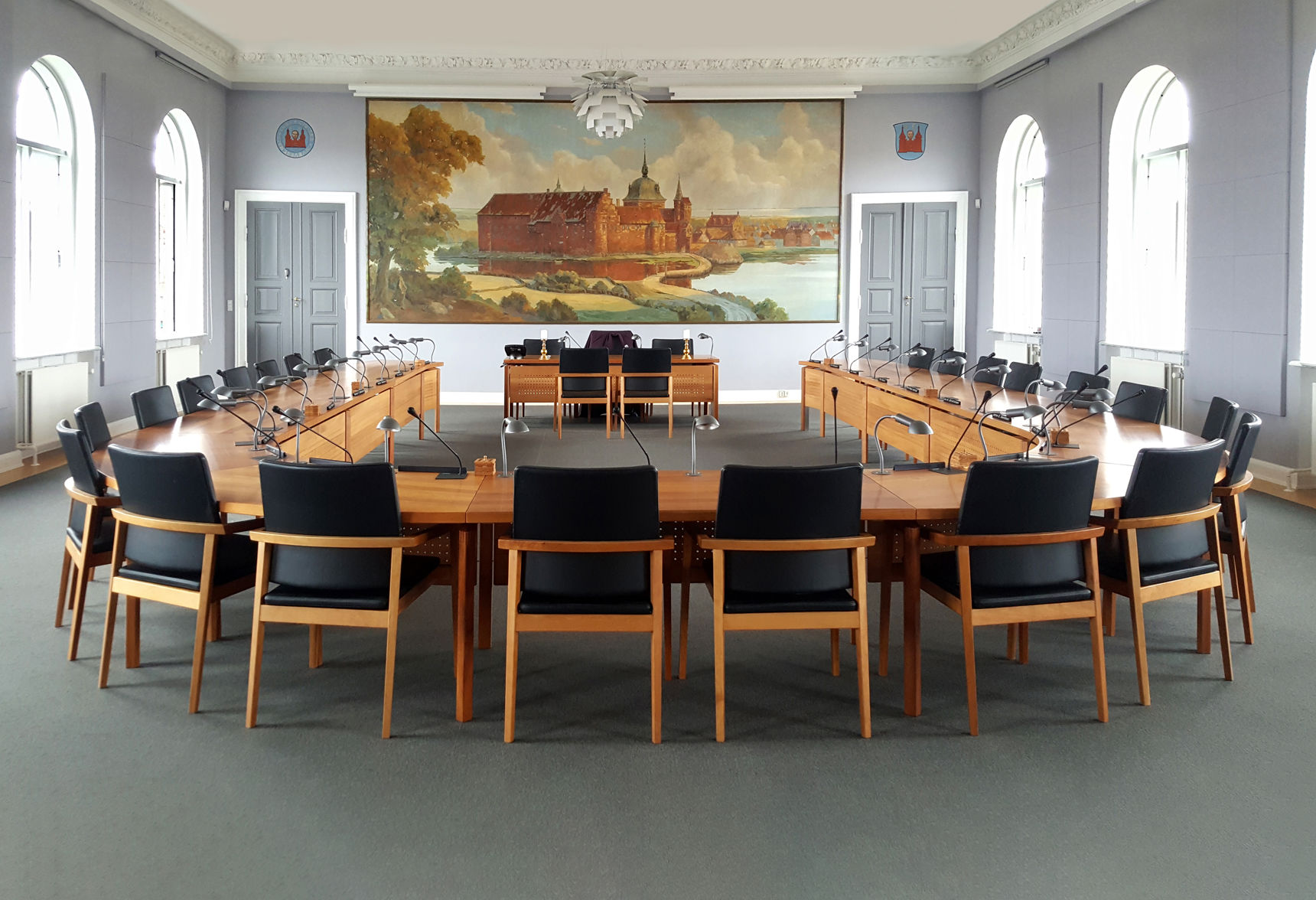 Nyborg Kommunes byrådssal