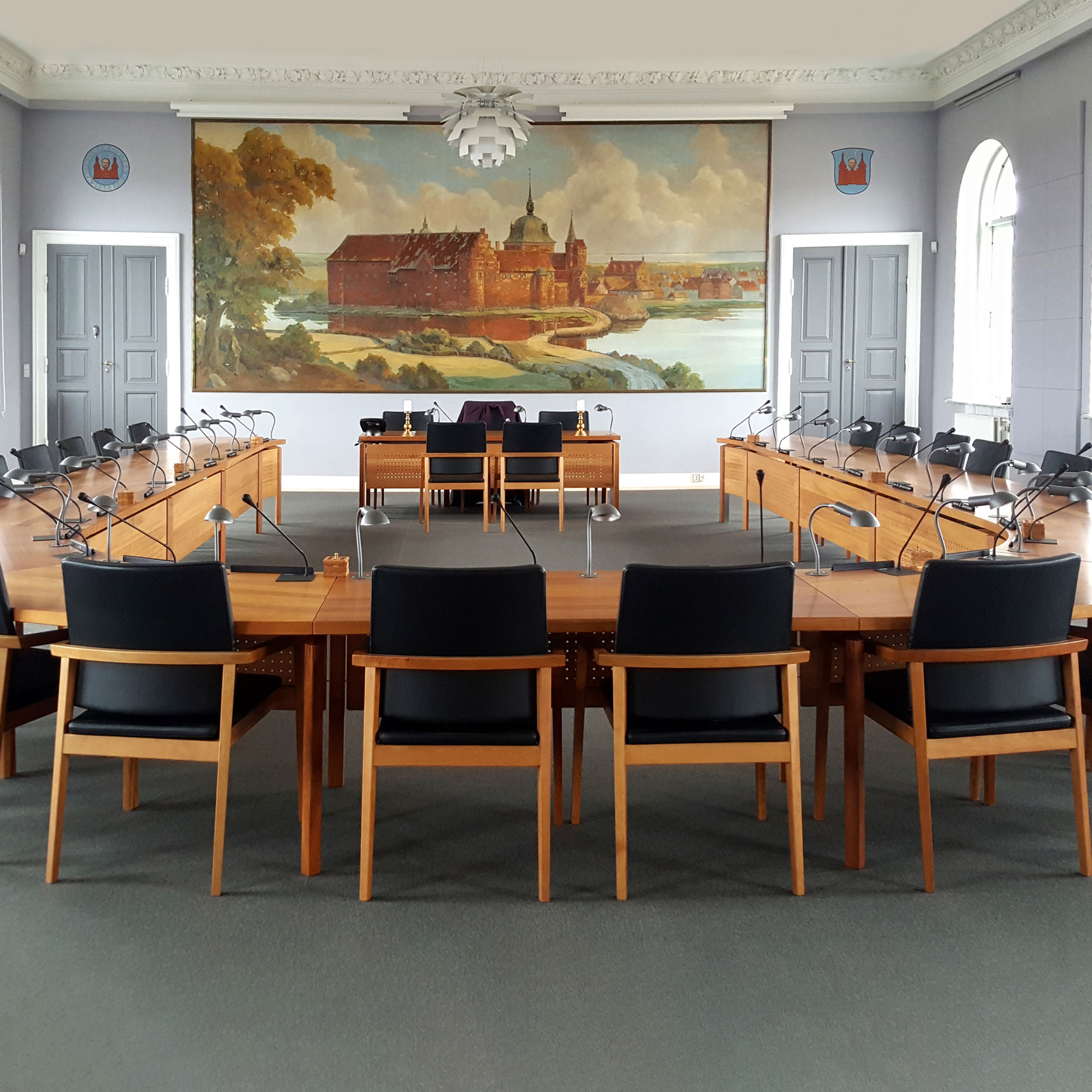 Nyborg Kommunes byrådssal