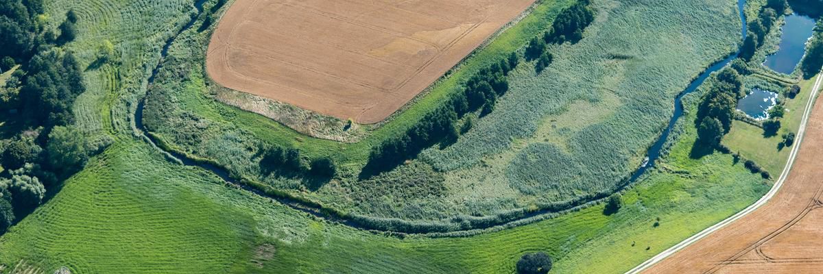 Vindinge Å set fra oven