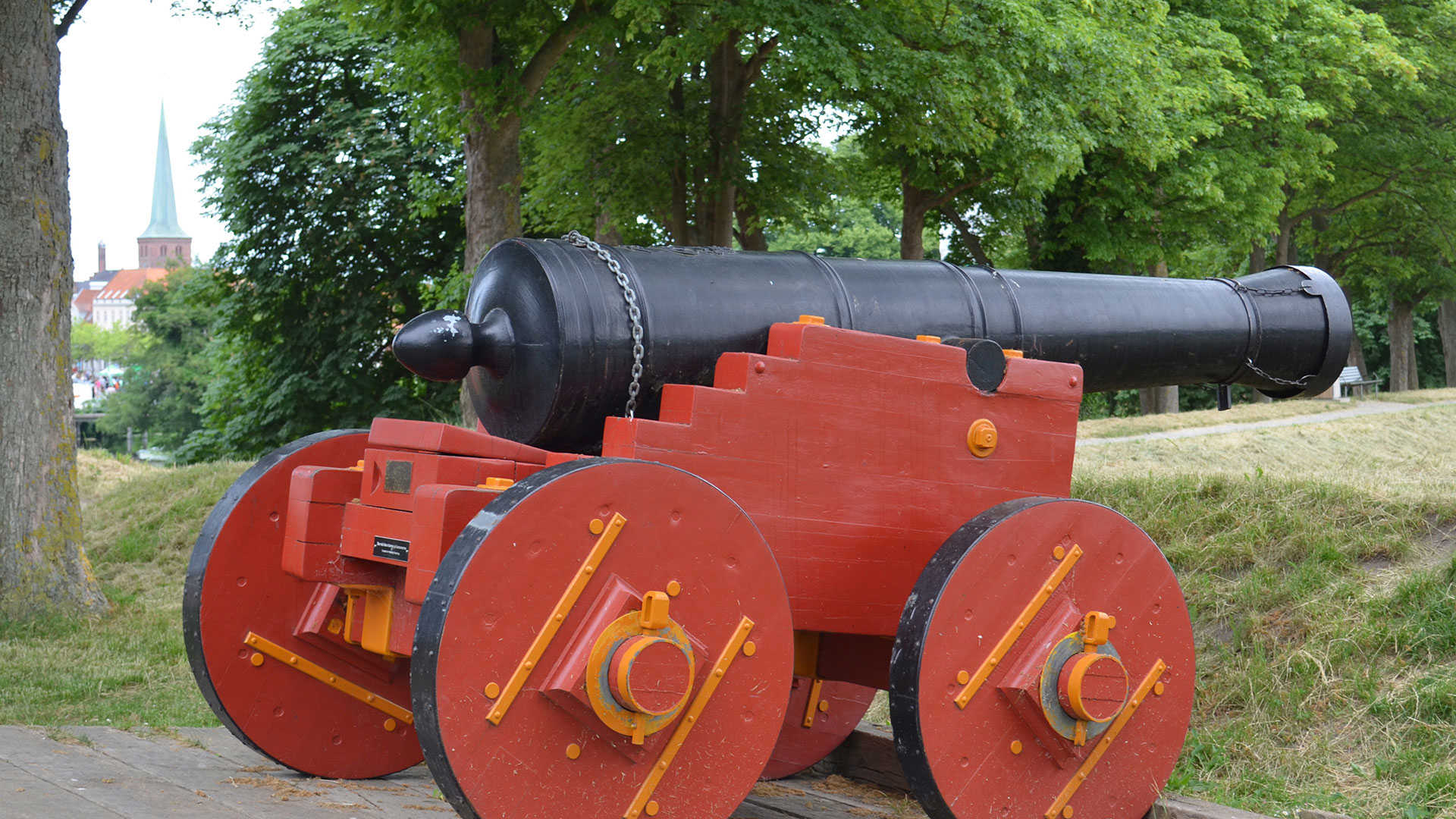 Kanon på volden i Nyborg