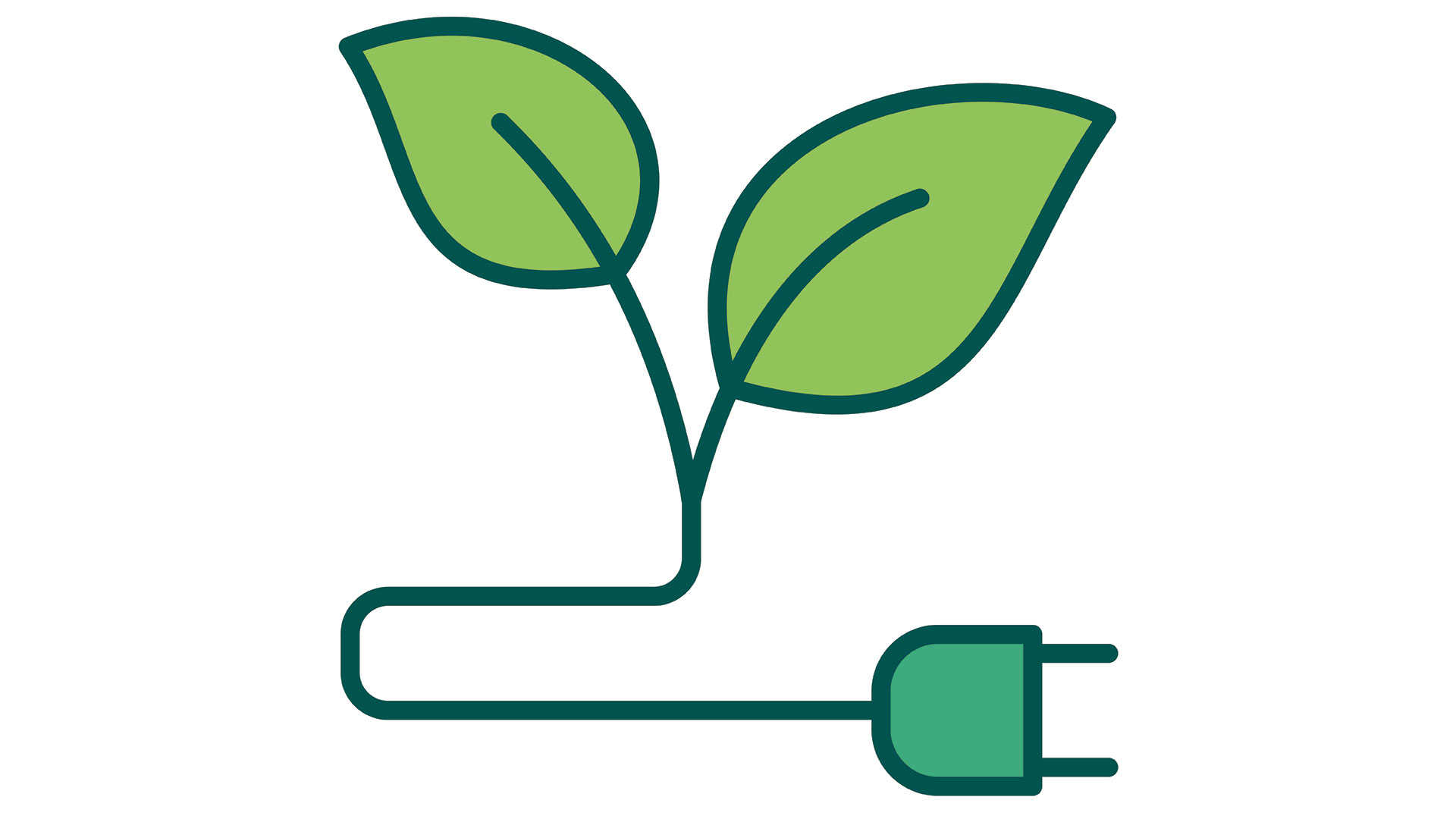 Tegning af 'Grøn Strøm'