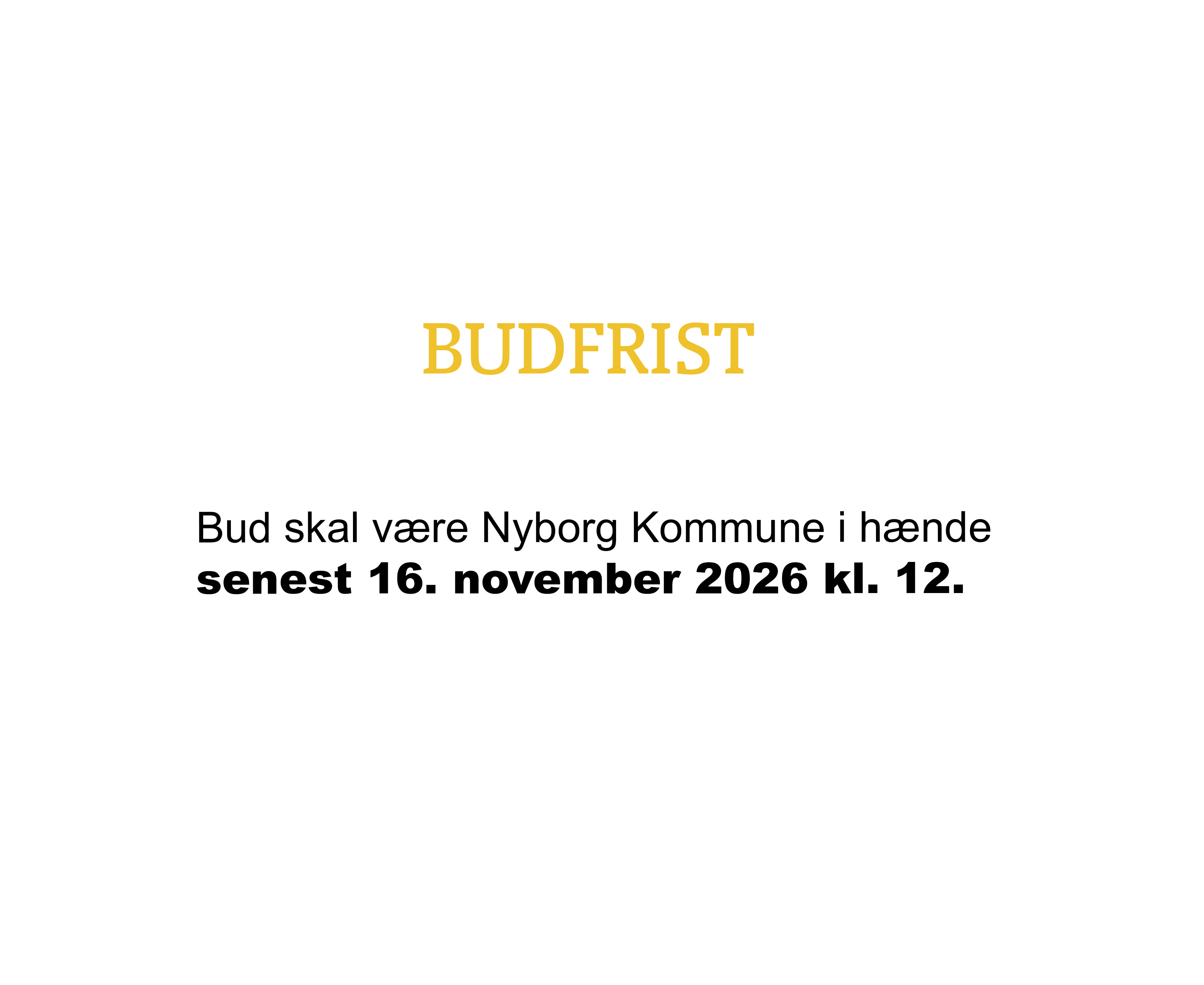 Grafisk boks med budfrist