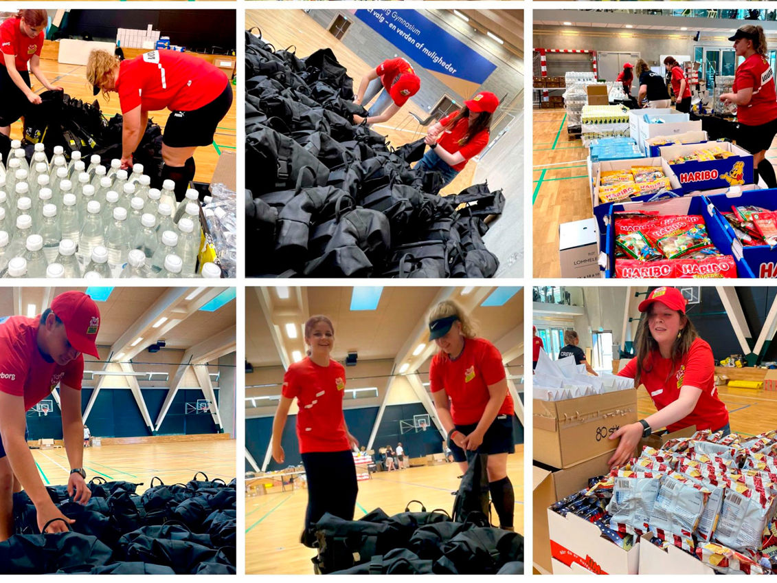 Frivillige pynter op til Tour de France