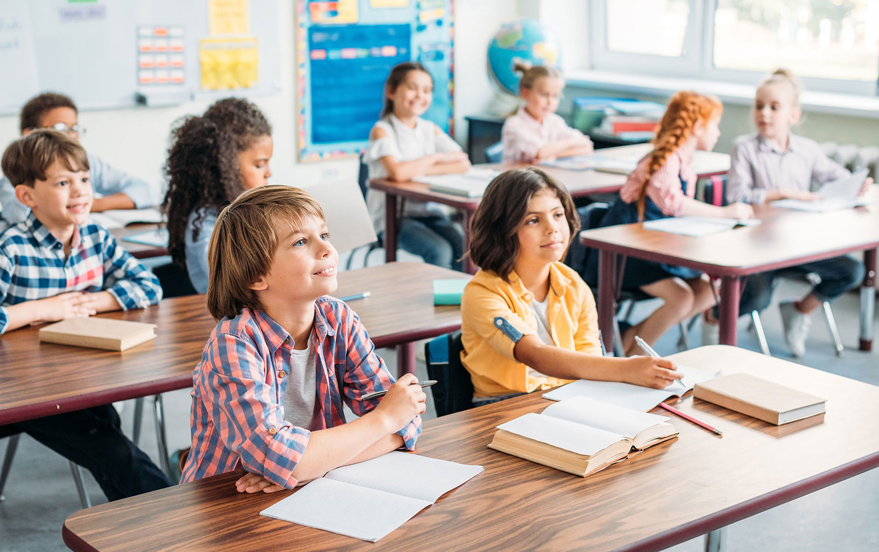 Elever der får undervisning