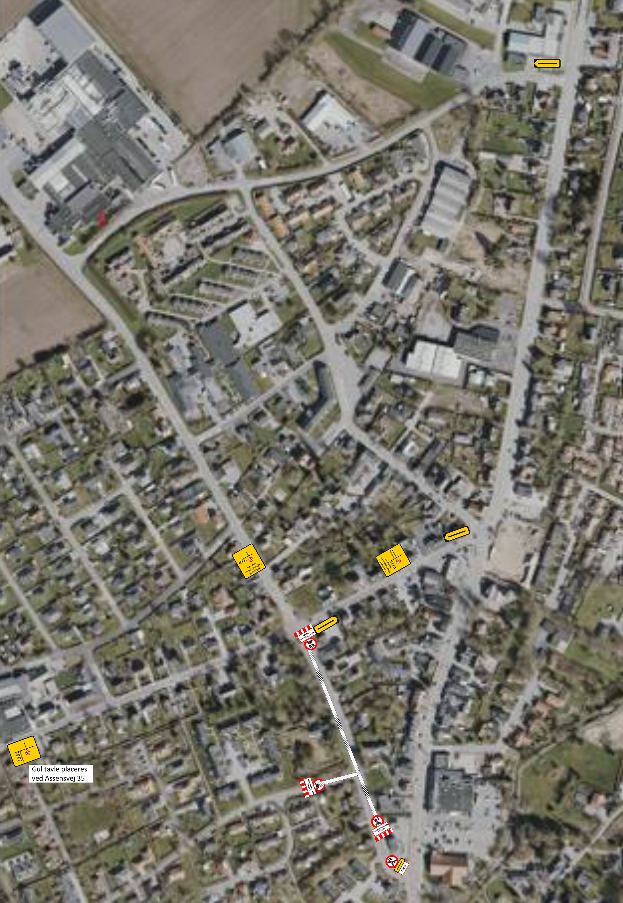 Afspærringsplan Hulvej, Ørbæk