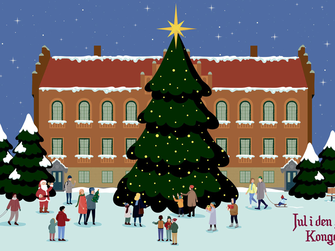 Visualisering af julemarkedet i Nyborg