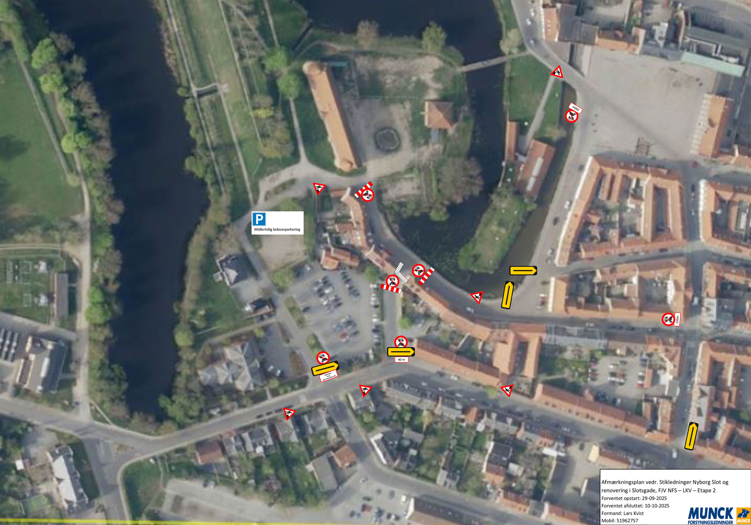 Afmærkningsplan Slotsgade, Nyborg